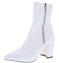 Load image into Gallery viewer, Creamy- White Pointed Toe Boots