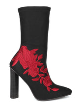 Load image into Gallery viewer, Queen of the Night- Knitted Calf Boots