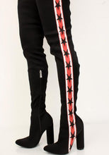 Load image into Gallery viewer, Grace- Star Print Thigh High Boots
