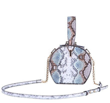 Load image into Gallery viewer, Fierce- Snake Skin Bag