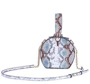 Fierce- Snake Skin Bag