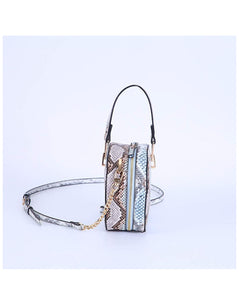 Fierce- Snake Skin Bag