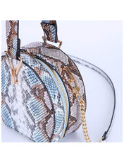 Load image into Gallery viewer, Fierce- Snake Skin Bag