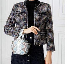 Load image into Gallery viewer, Fierce- Snake Skin Bag