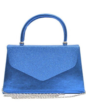 Load image into Gallery viewer, Angelic- Blue Glittery Purse