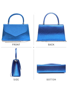 Angelic- Blue Glittery Purse