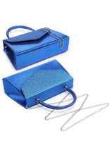Load image into Gallery viewer, Angelic- Blue Glittery Purse