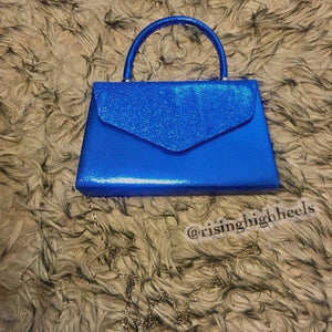 Angelic- Blue Glittery Purse