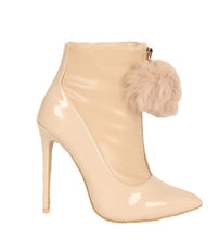 Load image into Gallery viewer, Blossom-Nude Pom Pom Boots
