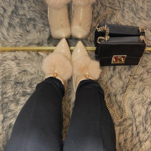 Load image into Gallery viewer, Blossom-Nude Pom Pom Boots