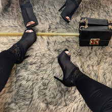 Load image into Gallery viewer, Lacy Darling- Lace Peep Toe Booties